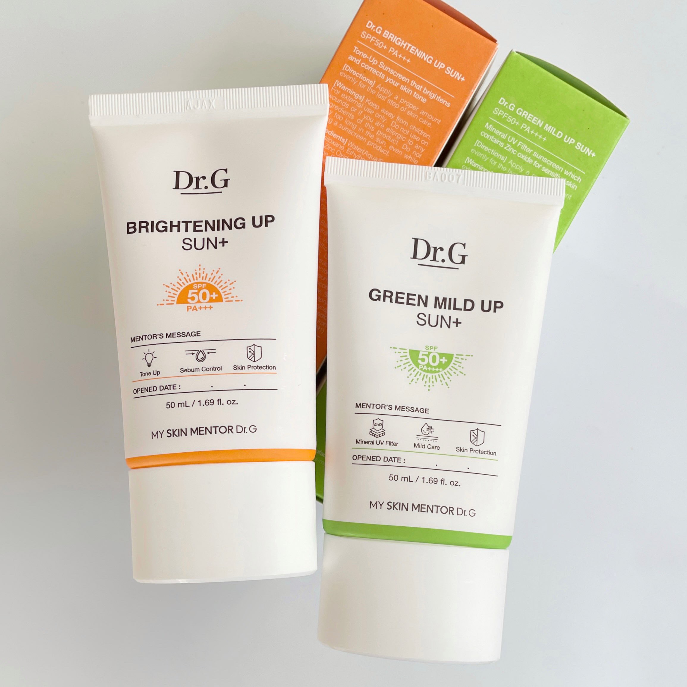 グリーンマイルドアップサンプラス/Dr.G/日焼け止めクリームを使ったクチコミ（1枚目）