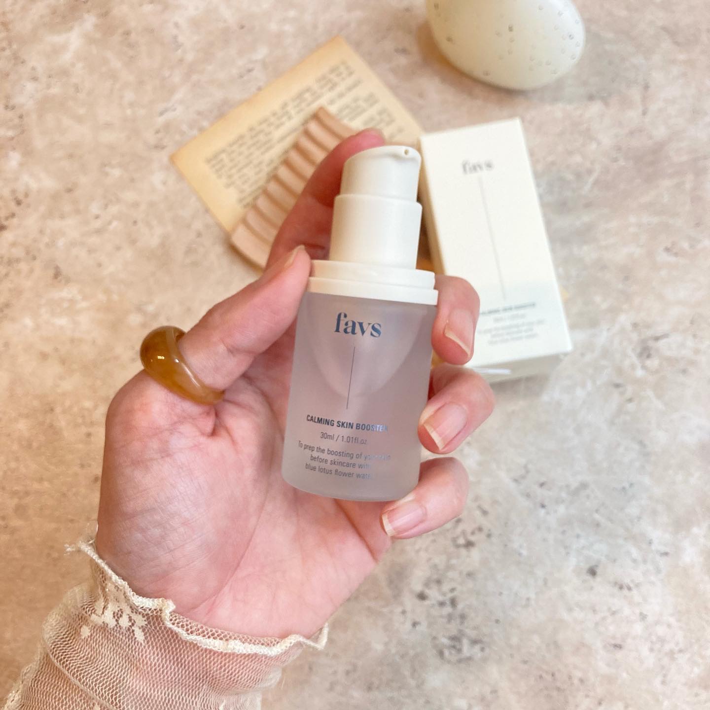 カーミングスキンブースター/favs/美容液を使ったクチコミ（2枚目）