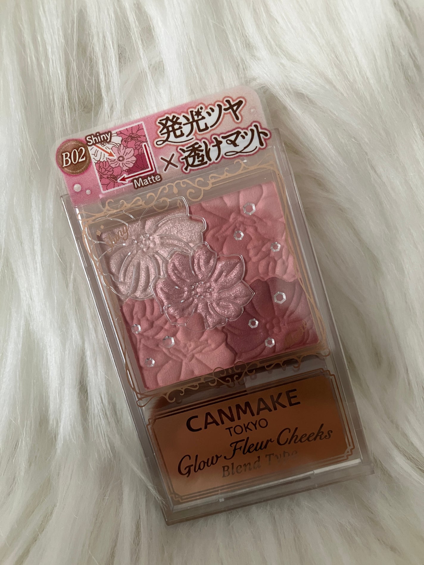 グロウフルールチークス(ブレンドタイプ)/キャンメイク/パウダーチークを使ったクチコミ(1枚目)