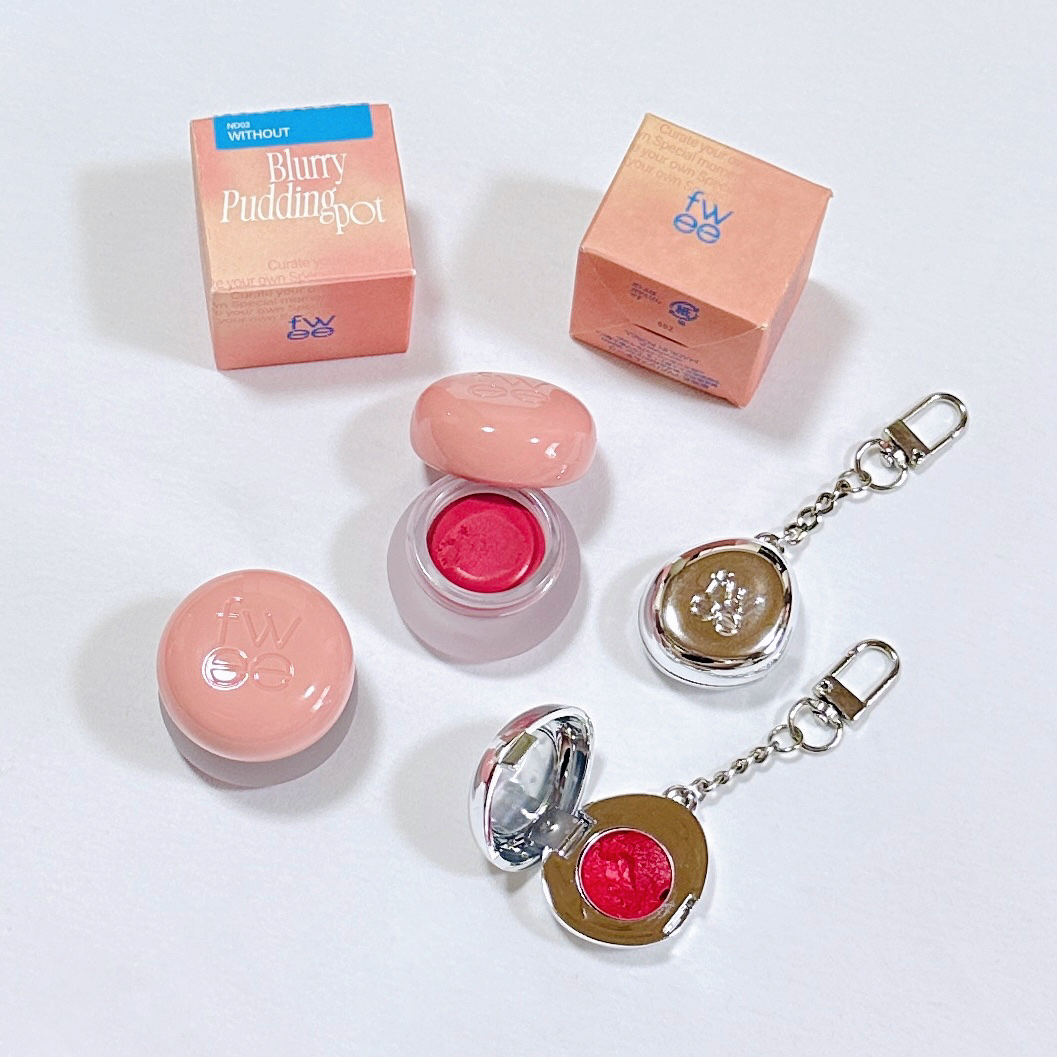 リップアンドチーク ブラーリープリンポット/fwee/口紅を使ったクチコミ（1枚目）