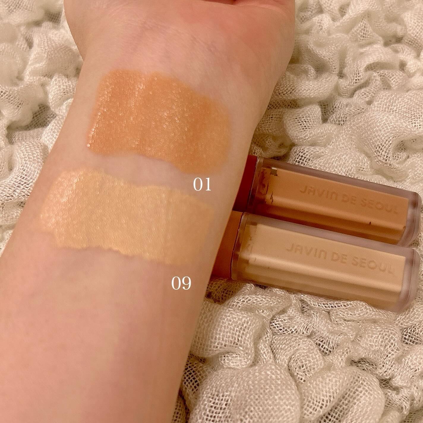 ウインク アイ シェード プライマー 01 ペールジンジャー/Javin De Seoul/リキッドアイシャドウを使ったクチコミ（2枚目）