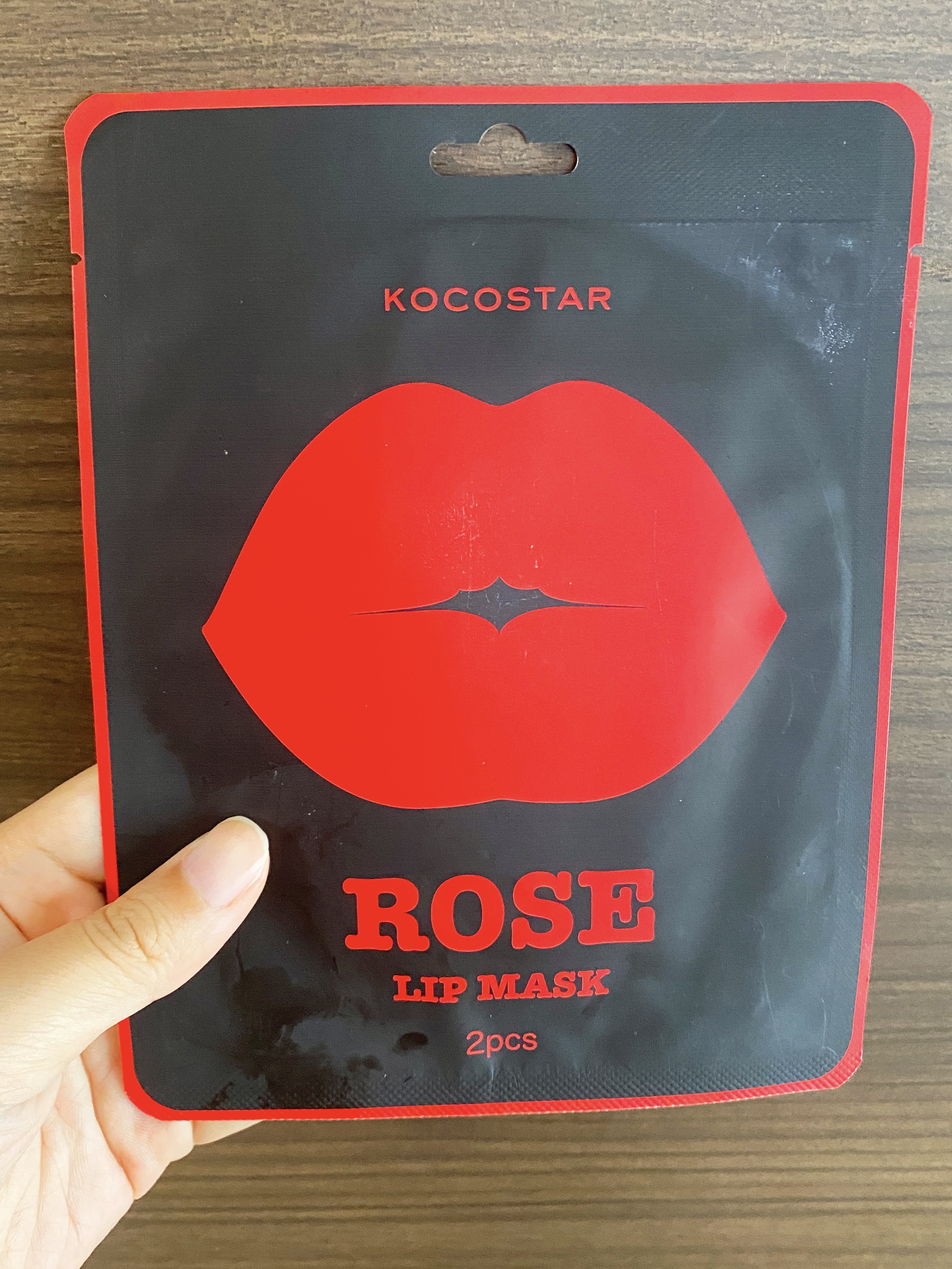 リップマスク ローズ/KOCOSTAR(ココスター)/シートマスク・パックを使ったクチコミ（1枚目）
