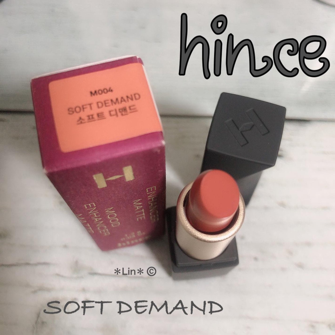 ムードインハンサーマット /hince/口紅を使ったクチコミ(1枚目)