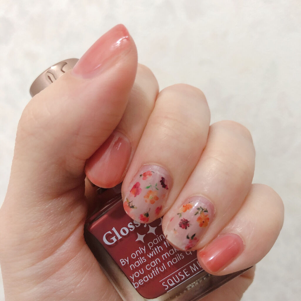 グロッシーコート/スキューズミー/オールインワンネイルを使ったクチコミ（1枚目）