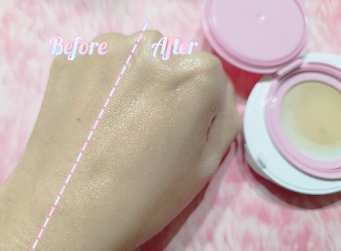 デューイーメッシュファンデーション/ASUNE /クッションファンデーションを使ったクチコミ(5枚目)