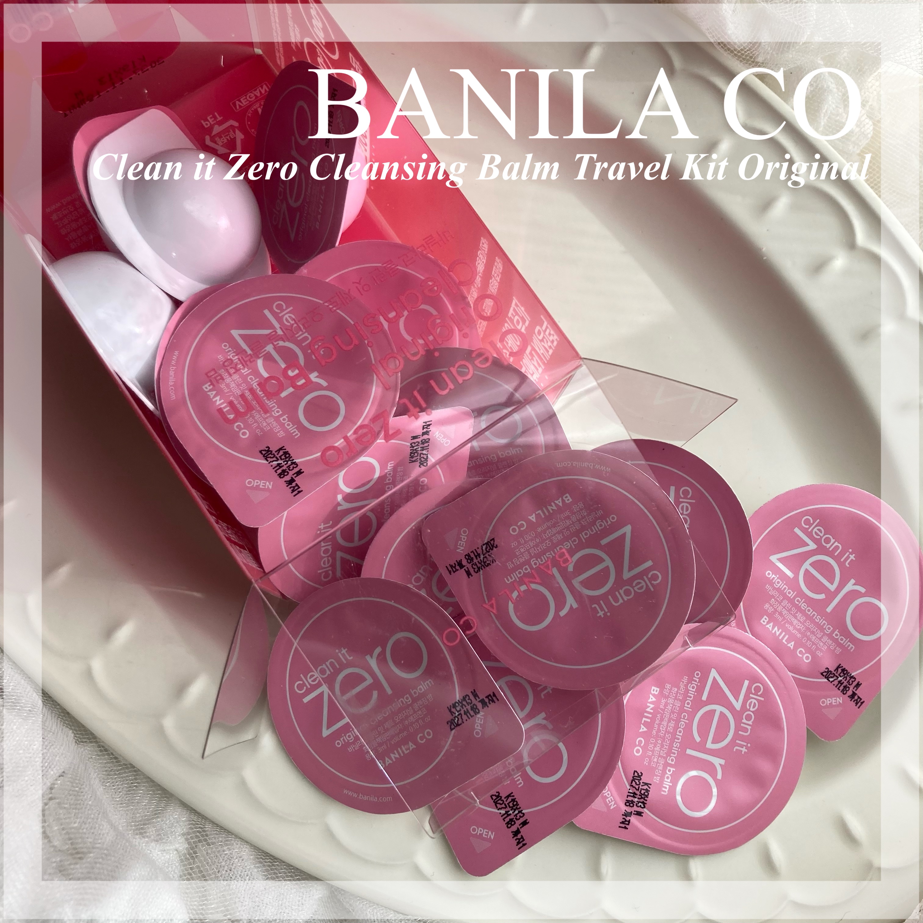 クリーンイットゼロ クレンジングバームトラベルオリジナルセット/BANILA CO/クレンジングバームを使ったクチコミ（1枚目）