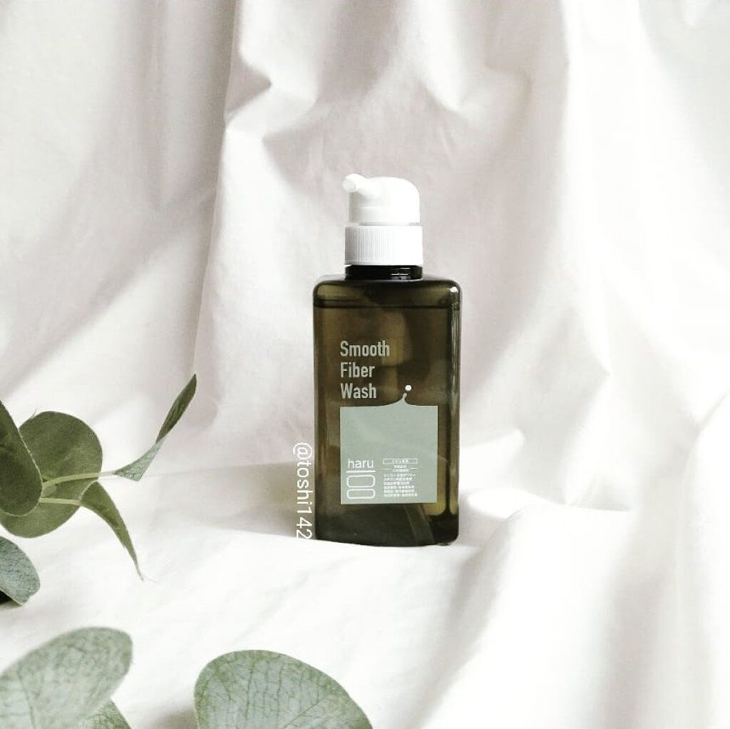 haru スムースファイバーウォッシュのクチコミ「
『haru ファイバーウォッシュ』


haruのおふろ時間♪


✔バンブーネットですべす.....」（1枚目）