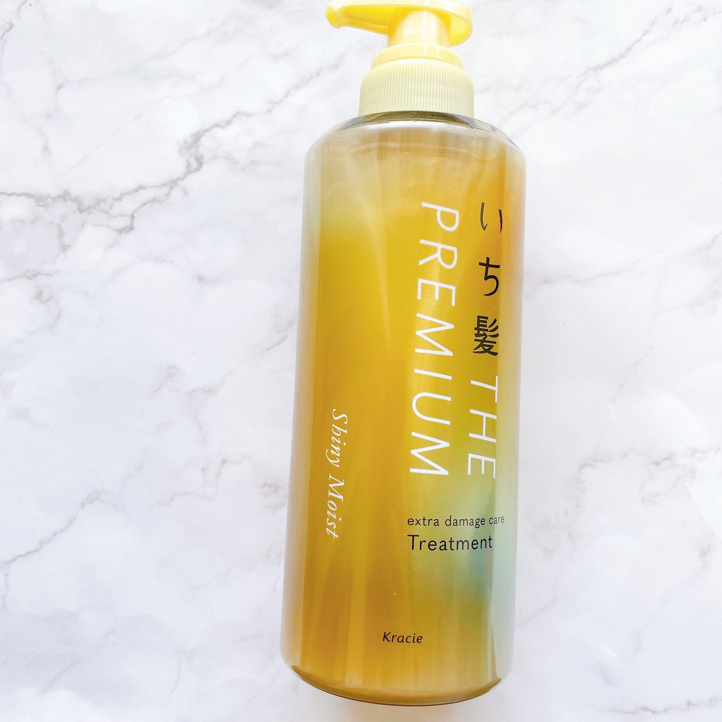 THE PREMIUM エクストラダメージケアシャンプー/トリートメント(シャイニーモイスト)/いち髪/市販シャンプーを使ったクチコミ(4枚目)