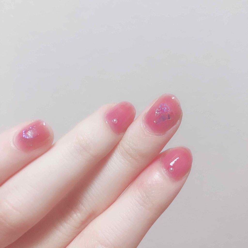 無印良品 ネイルカラーのクチコミ「🌸🌸🌸ちゅるんネイル🌸🌸🌸
ぷっくり、うるっとしたネイルしてみませんか⁇
そろそろ春ですね( .....」（3枚目）