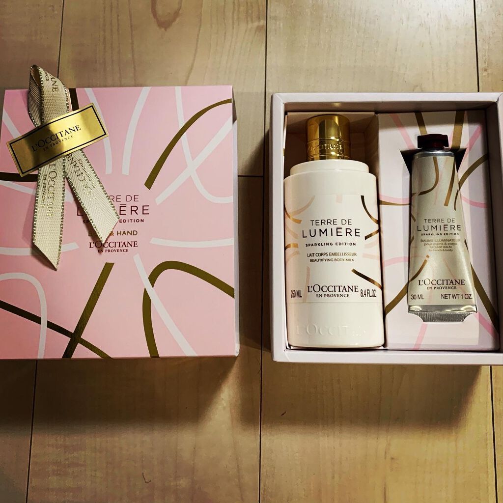 ロクシタン テールドルミエール ボディミルク2本・ソープ 試してみた】テール ド ルミエール ボディミルク L'OCCITANEの