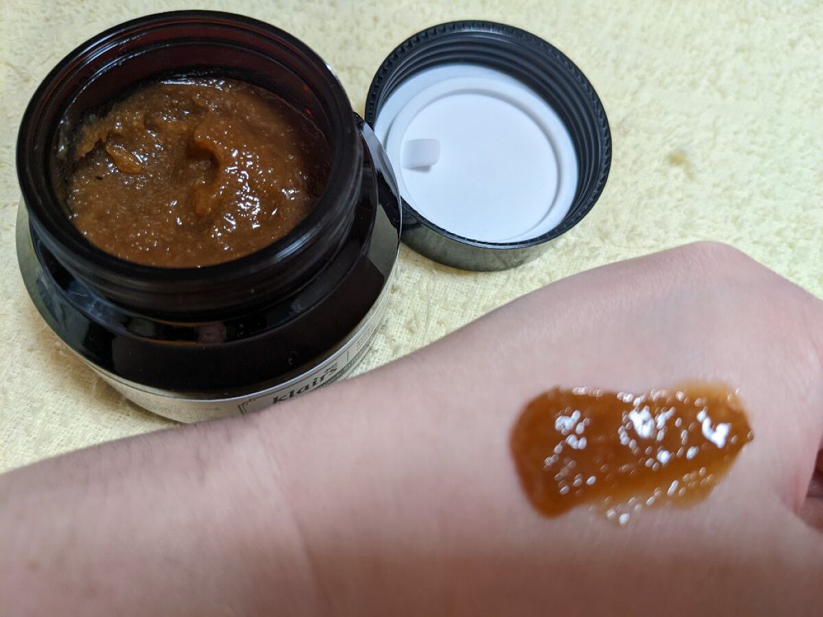 ジェントルブラックシュガーフェイシャルポリッシュ(110g)/Klairs/洗い流すパック・マスクを使ったクチコミ（2枚目）