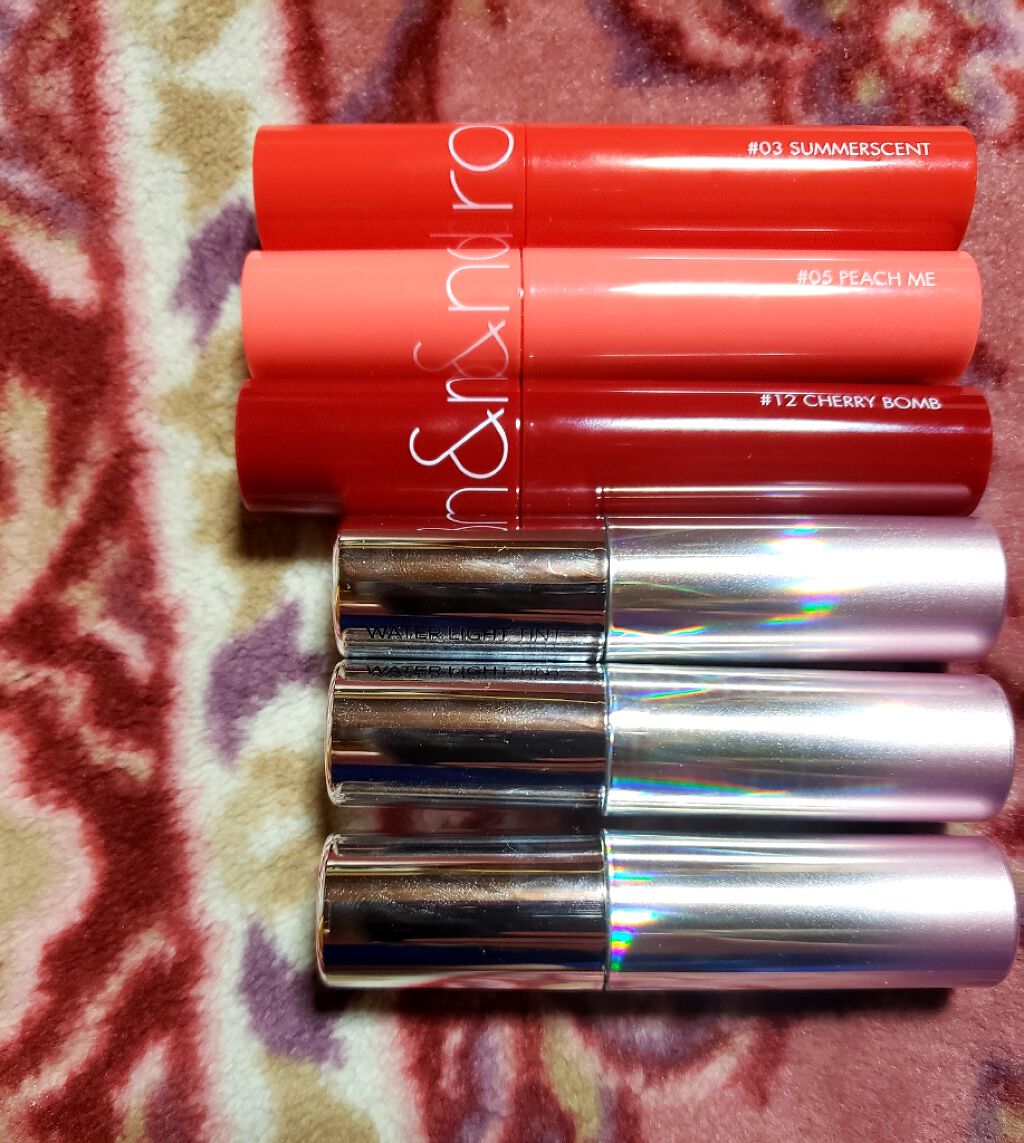 ジューシーラスティングティント/rom&nd/リップティントを使ったクチコミ（2枚目）