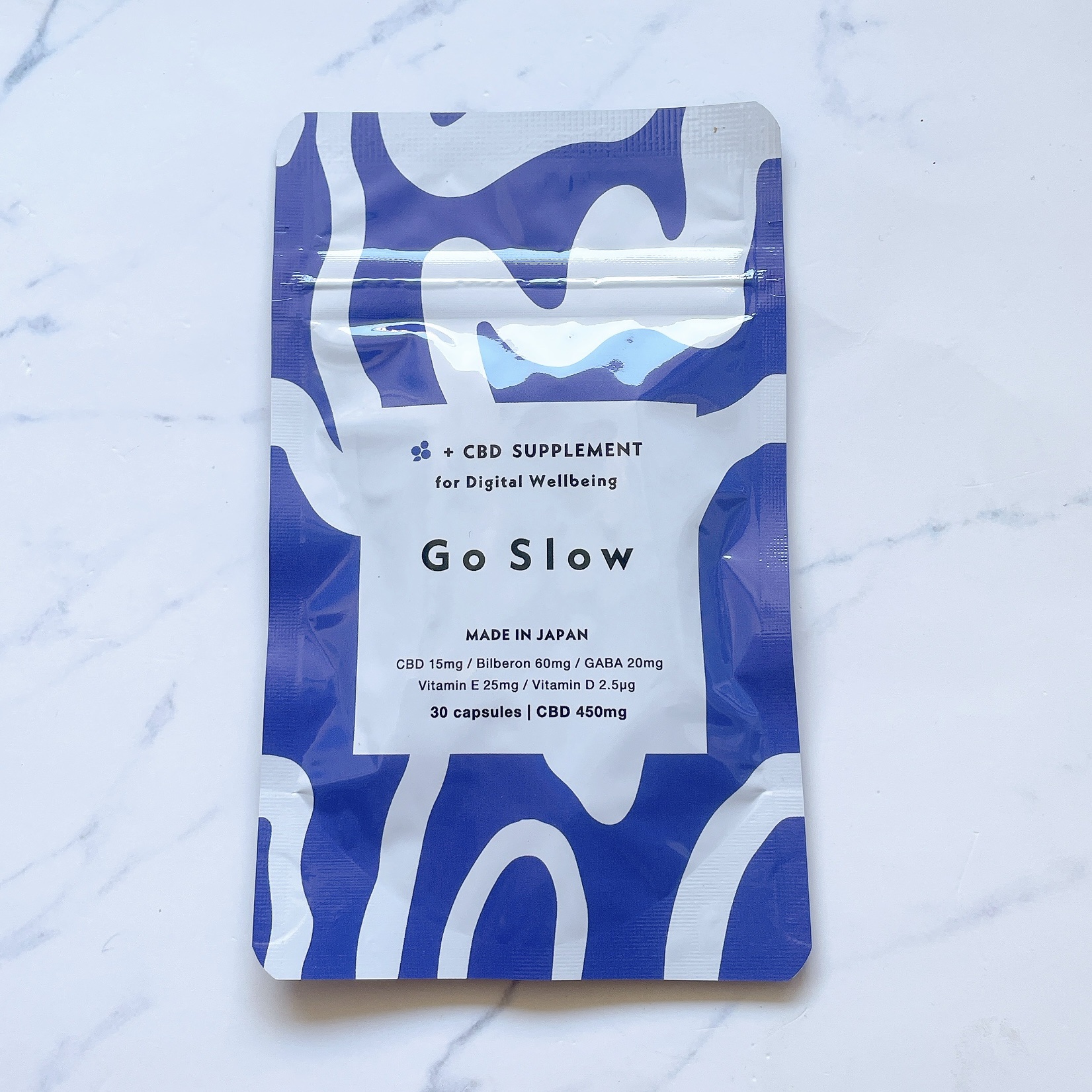 CBDサプリメント for デジタルウェルビーイング/Go Slow/健康サプリメントを使ったクチコミ（2枚目）