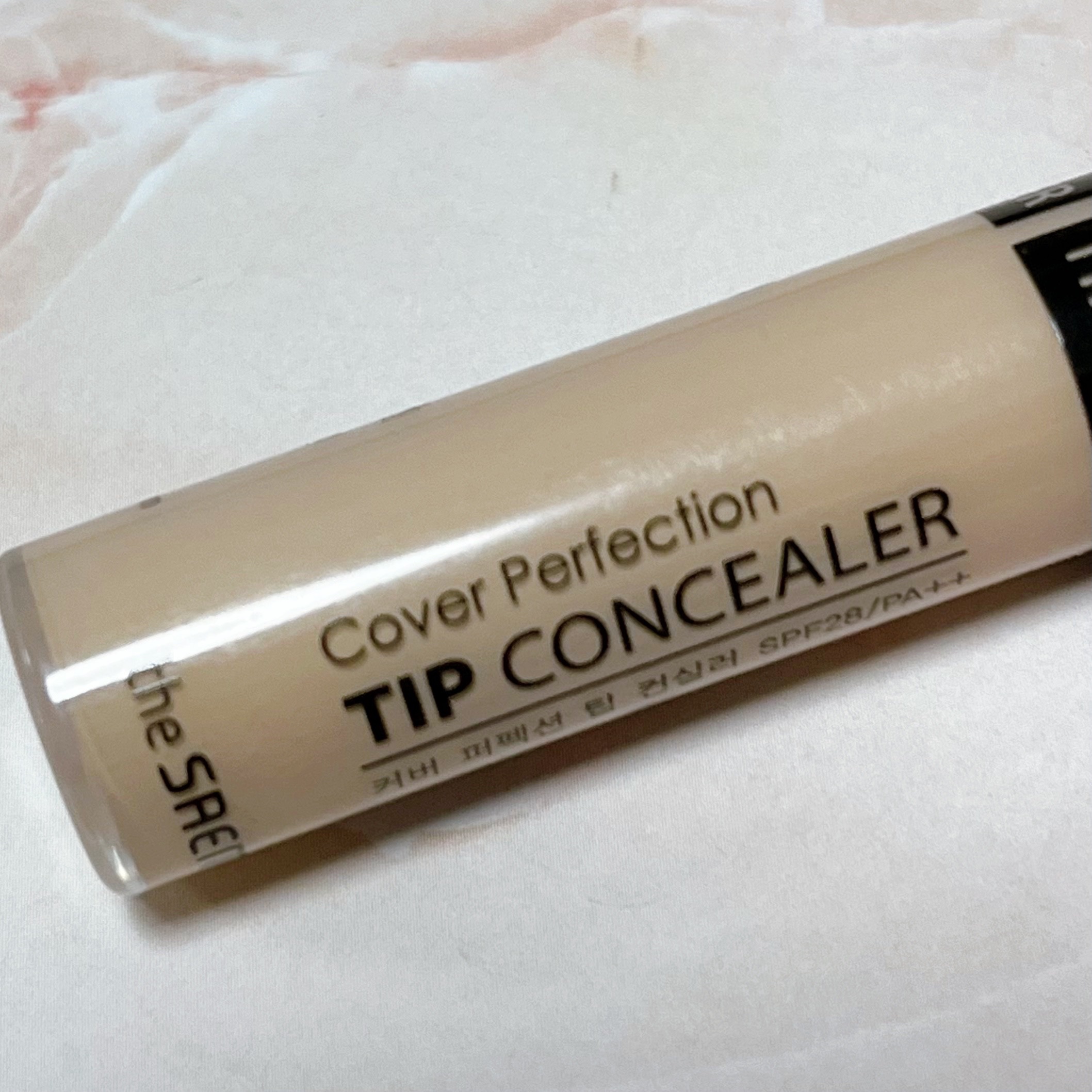 カバーパーフェクション チップコンシーラー 01 クリアベージュ/the SAEM/リキッドコンシーラーを使ったクチコミ（2枚目）