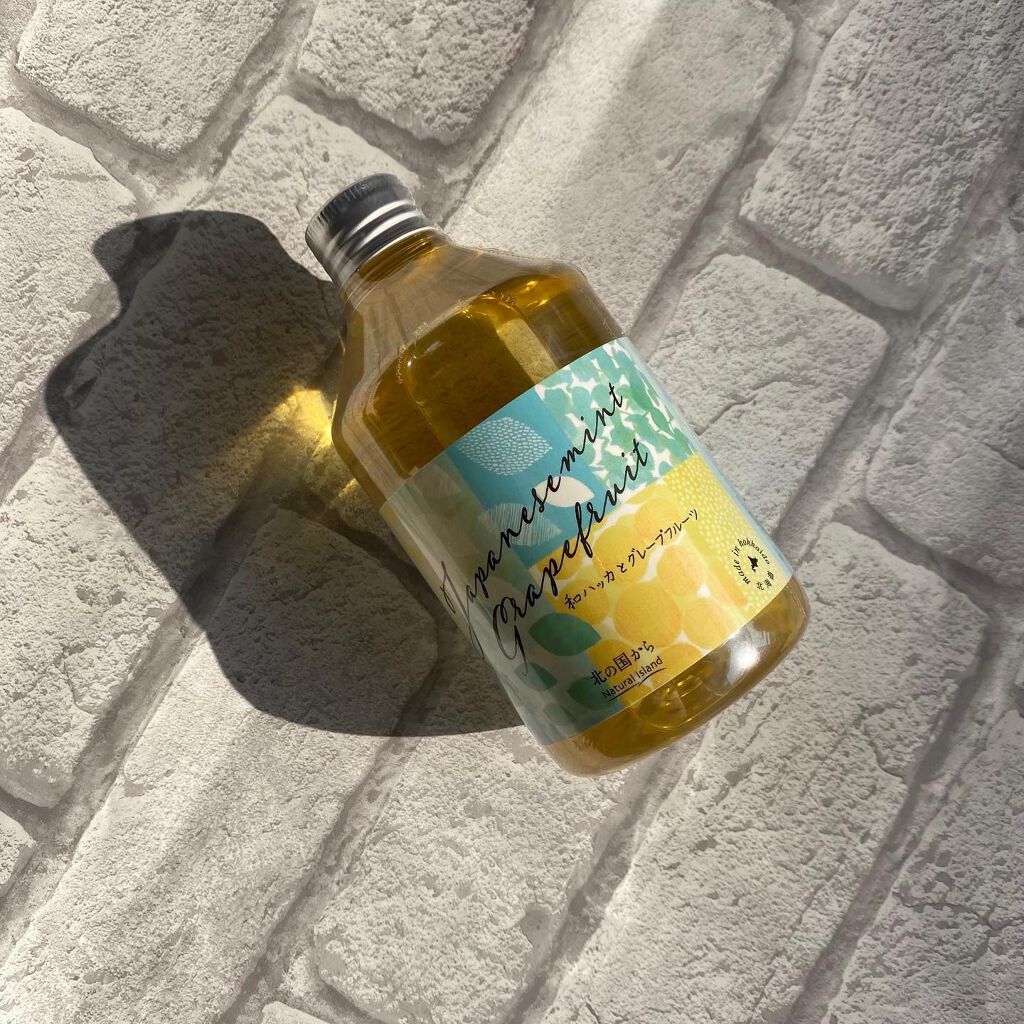 アロマバスエッセンス 和ハッカとグレープフルーツ/ナチュラルアイランド/保湿系入浴剤を使ったクチコミ（2枚目）