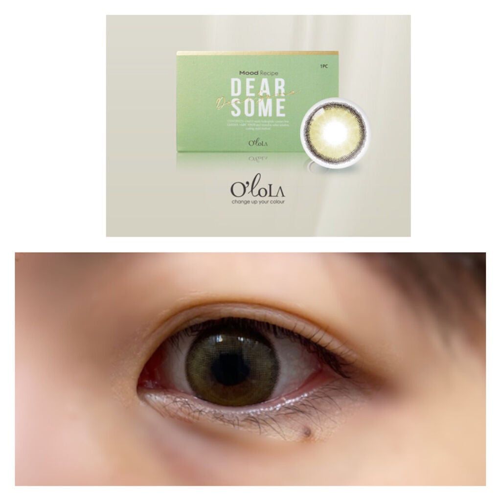 ディアサム(DearSome)/OLOLA/カラーコンタクトレンズを使ったクチコミ(1枚目)
