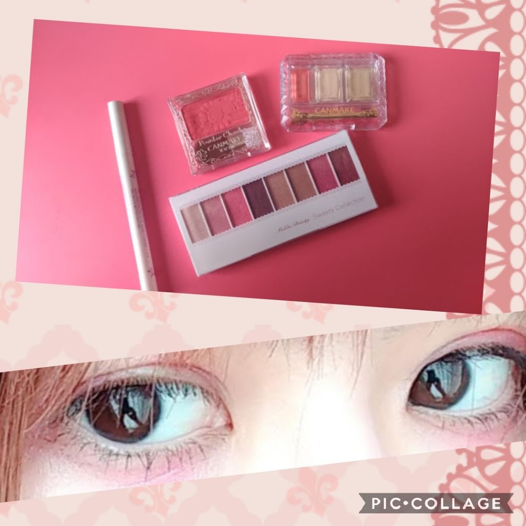 シークレットカラーアイズ/キャンメイク/アイシャドウパレットを使ったクチコミ(1枚目)