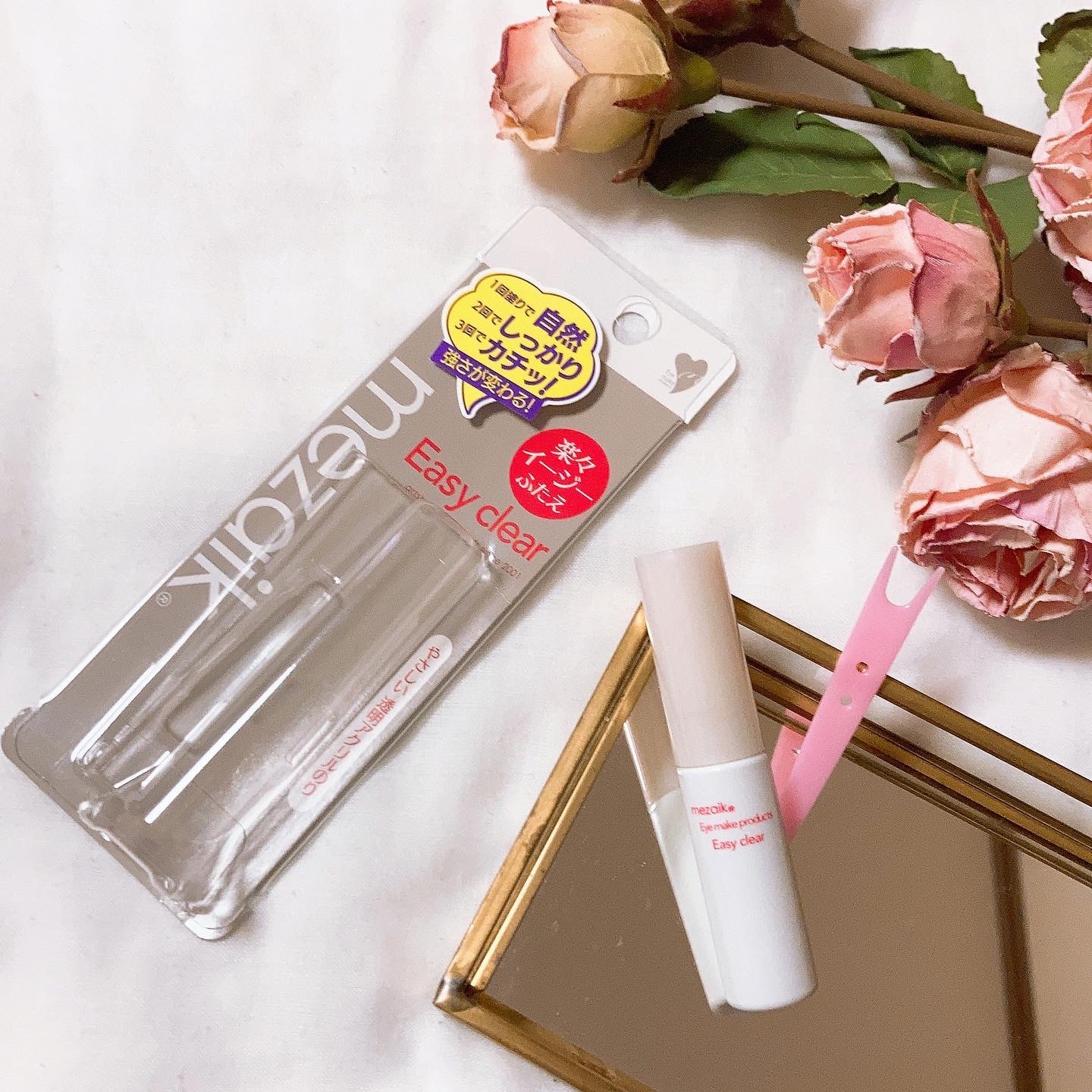 メザイク イージークリア 接着クリアタイプ/メザイク/二重まぶた用アイテムを使ったクチコミ（1枚目）