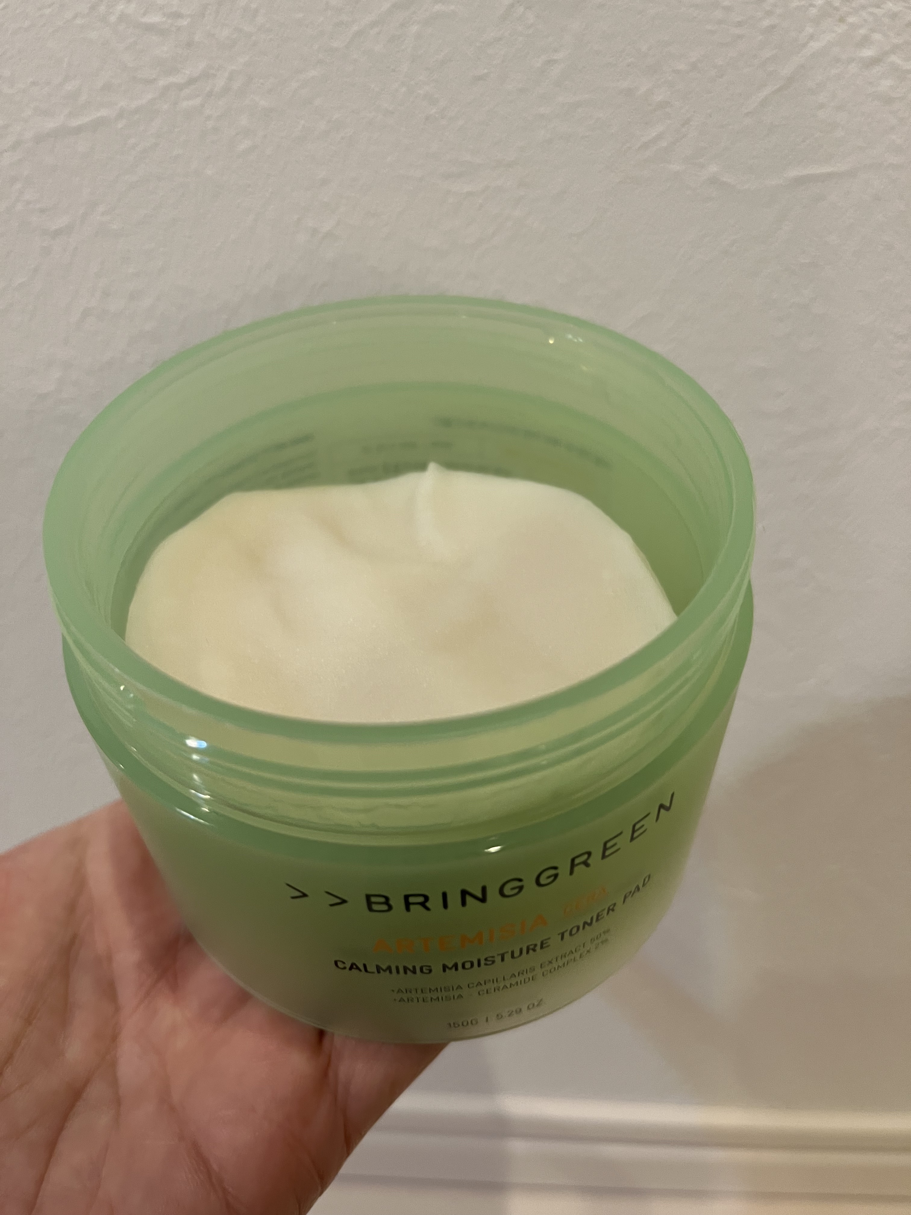 ヨモギセラカーミングモイスチャートナーパッド/BRING GREEN/トナーパッドを使ったクチコミ（3枚目）