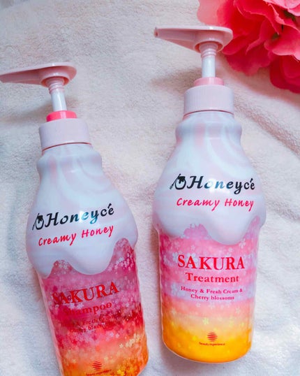 さくらハニーラテ ペアセット/ハニーチェ/市販シャンプーを使ったクチコミ(2枚目)