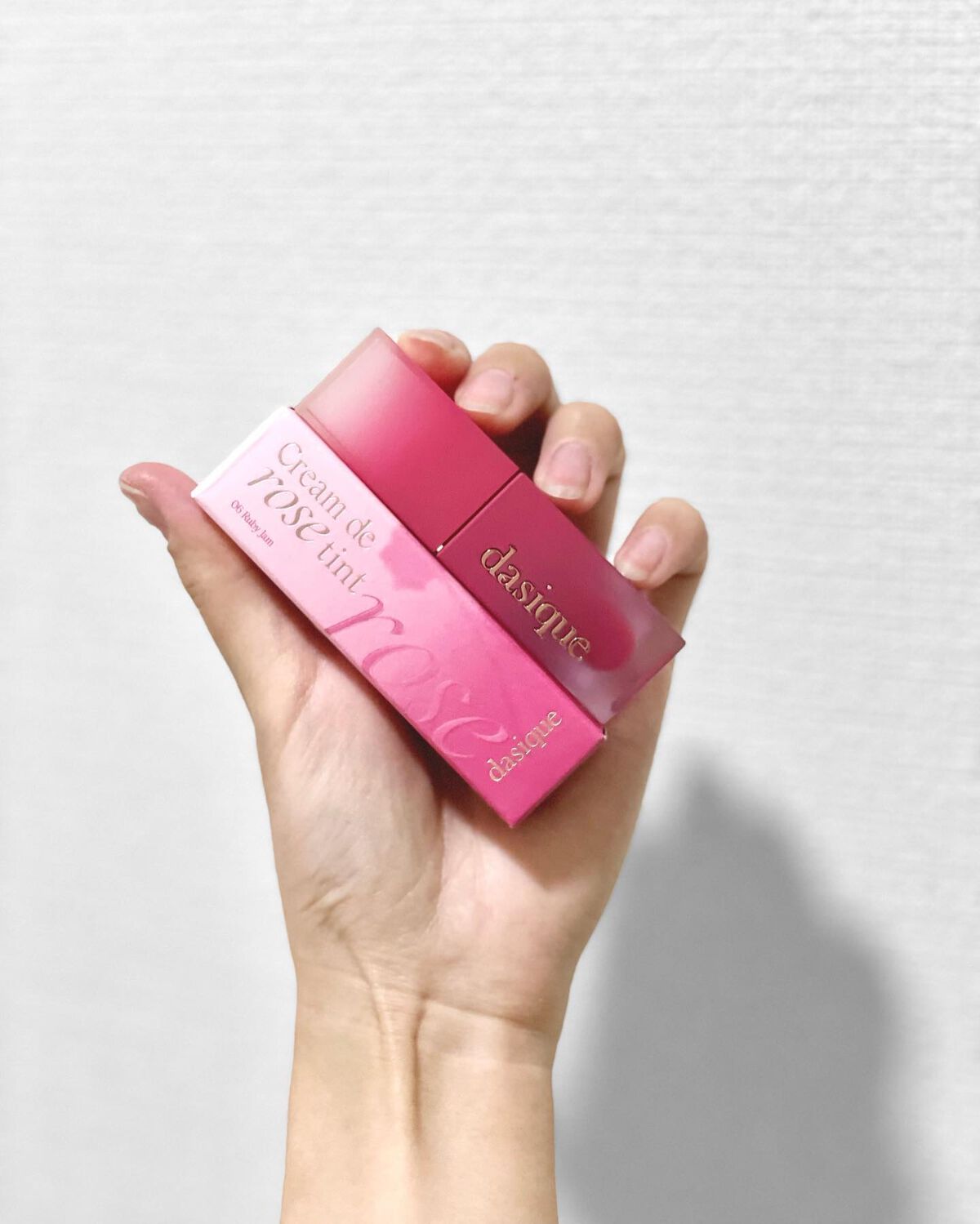 クリームドゥローズティント/dasique/リップティントを使ったクチコミ（1枚目）