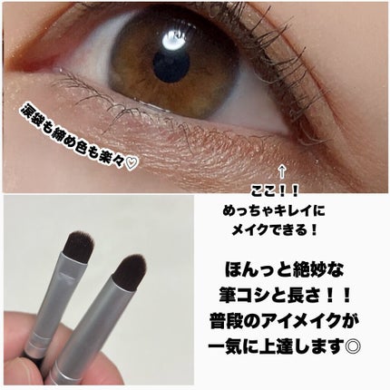 ポイントメイクアップブラシセット/ロージーローザ/メイクブラシを使ったクチコミ(5枚目)