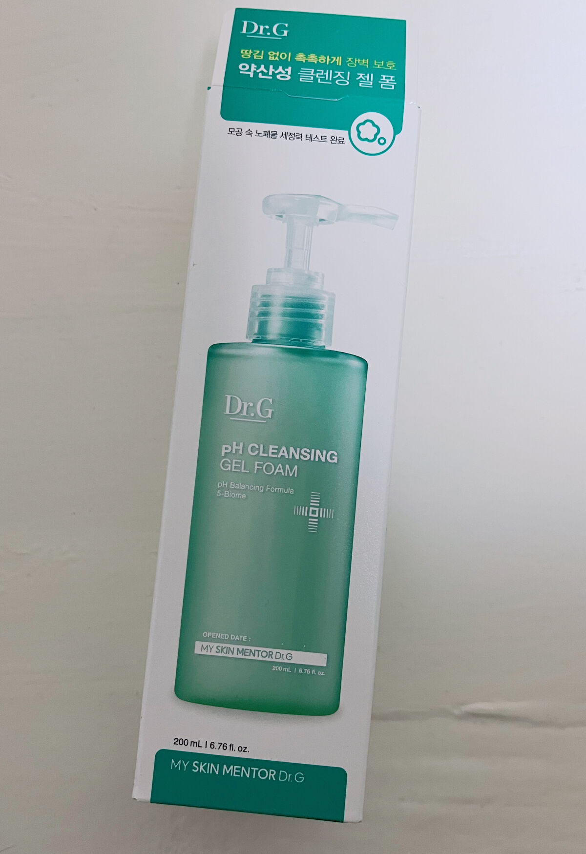 弱酸性クレンジングジェルフォーム/Dr.G/その他洗顔料を使ったクチコミ（2枚目）