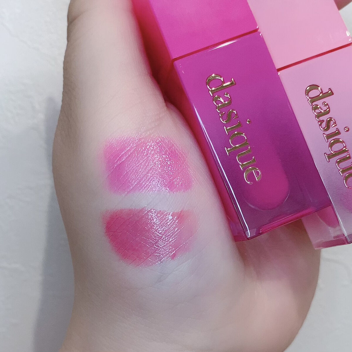 ジューシーデュイティント 05 モーブベリー/dasique/リップティントを使ったクチコミ（2枚目）