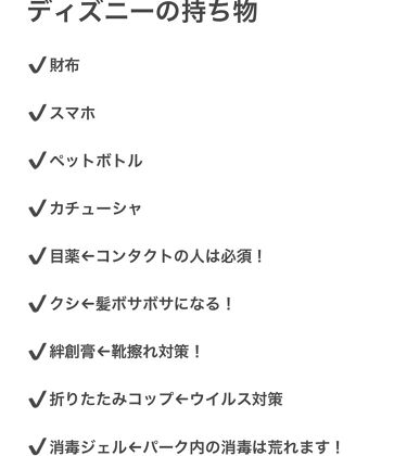 マイティアｃｌ 医薬品 マイティアを使った口コミ 荷物超少なめの ディズニー持ち物紹介 こん By Ria フォロバ 混合肌 10代後半 Lips