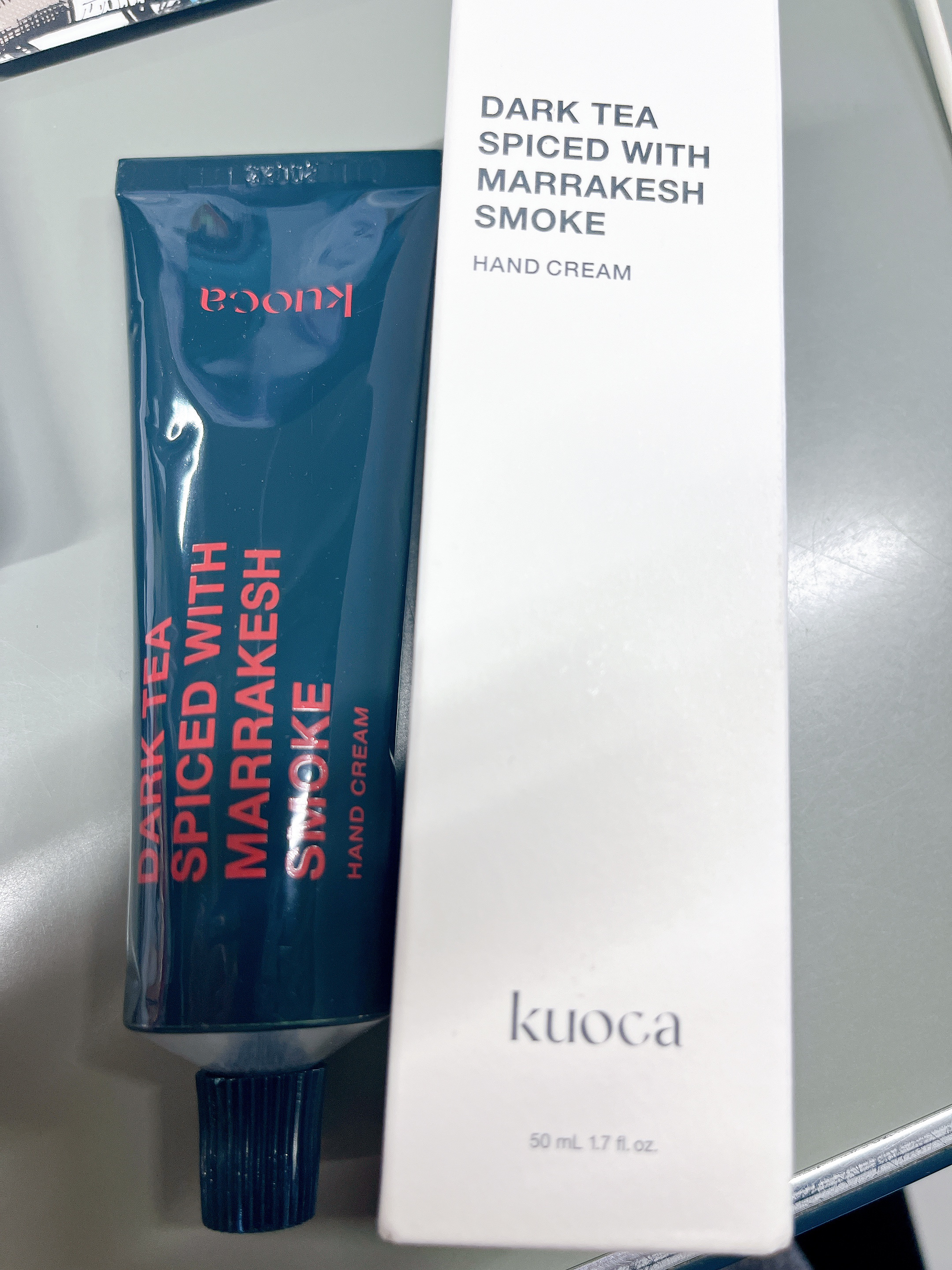 ダークティー ハンドクリーム/KUOCA/ハンドクリームを使ったクチコミ（1枚目）