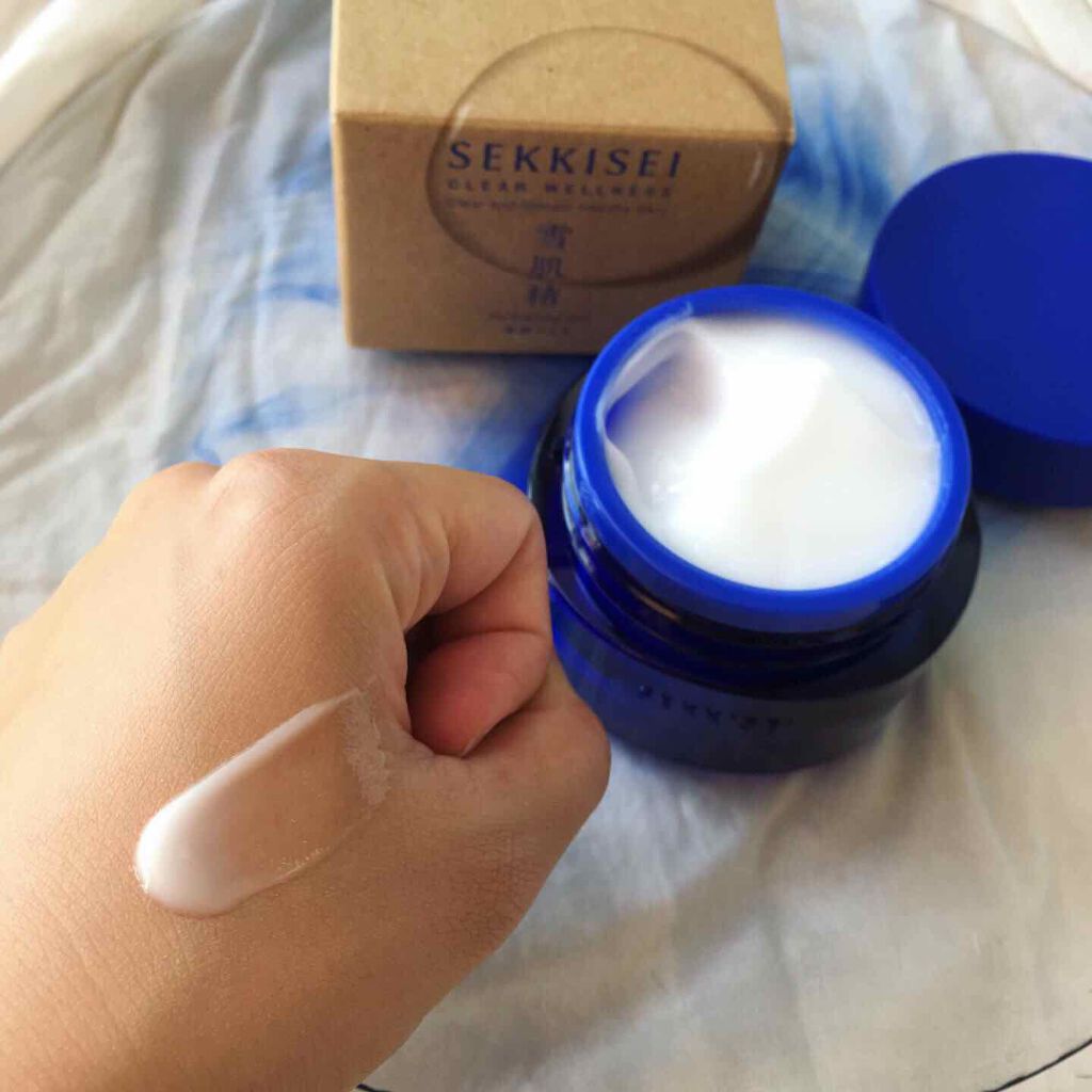 クリアウェルネス ハイドレイティング ジェル/雪肌精/フェイスクリームを使ったクチコミ（3枚目）