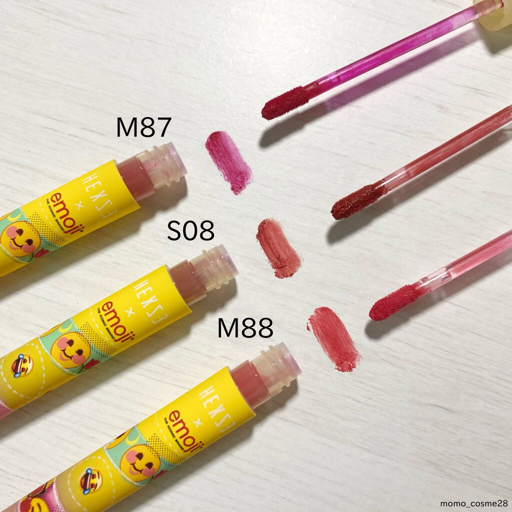 HEXZEヴェルベットマットリップグロス/HEXZE（ヘックスゼ）/リップグロスを使ったクチコミ（3枚目）