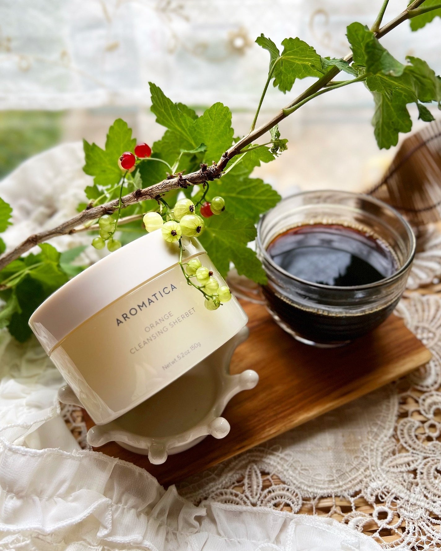 オレンジクレンジングシャーベット/AROMATICA/クレンジングバームを使ったクチコミ(7枚目)