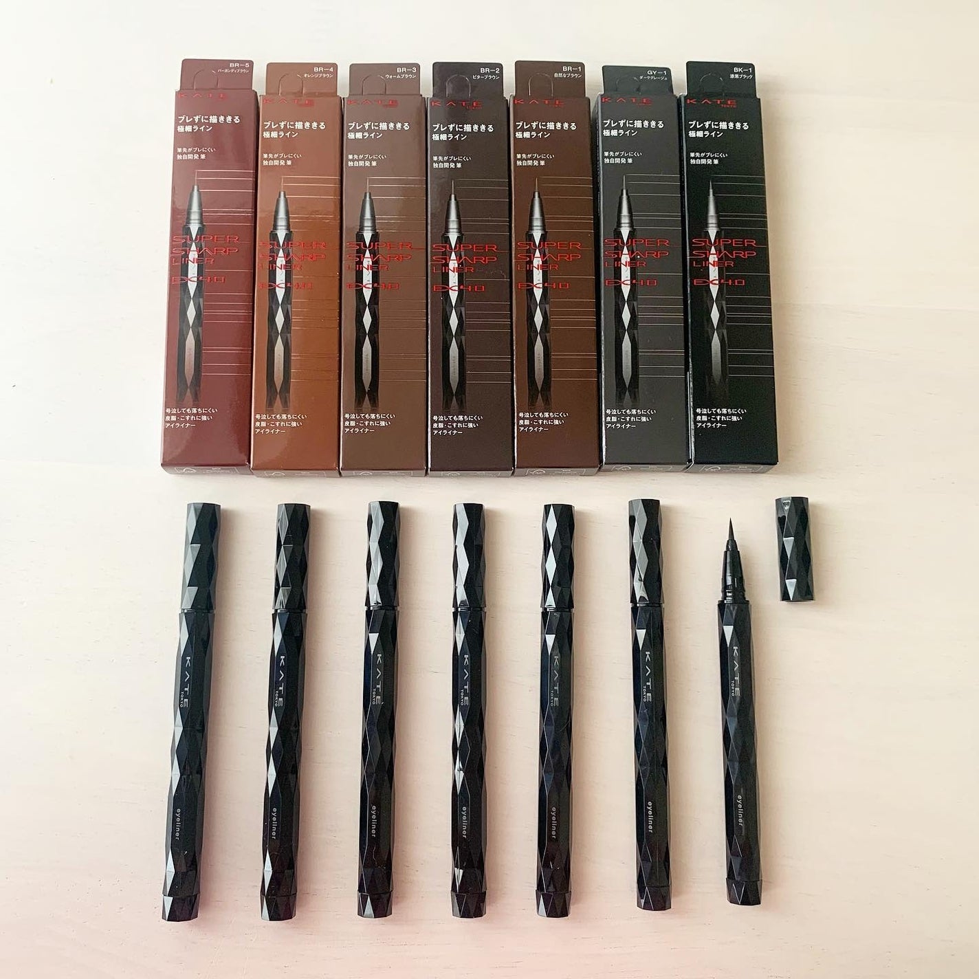 スーパーシャープライナーEX4.0/KATE/リキッドアイライナーを使ったクチコミ(1枚目)