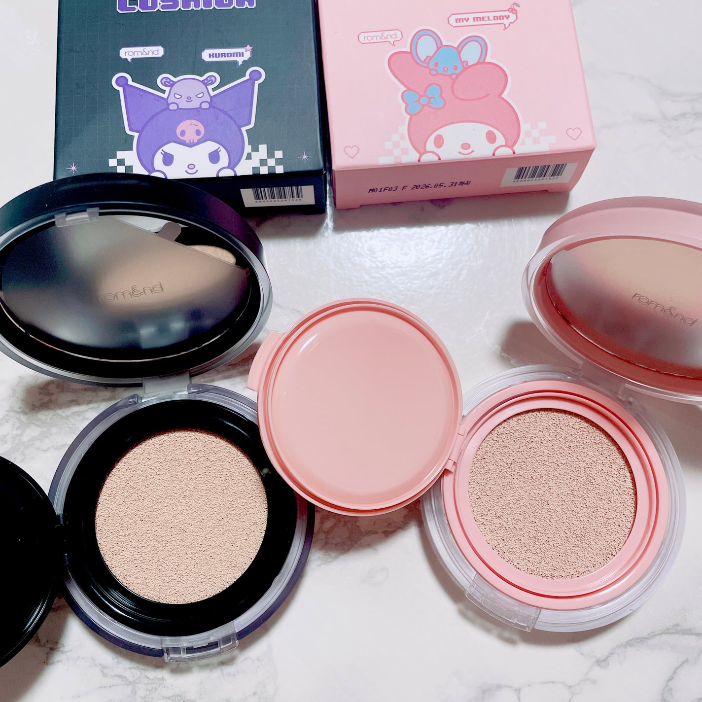 ヌーゼロクッション/rom&nd/クッションファンデーションを使ったクチコミ(3枚目)