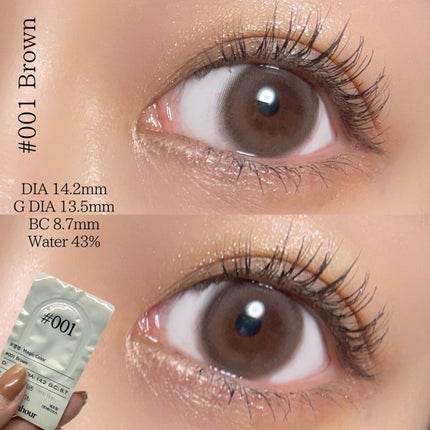 Gemhour/Hapa kristin/カラーコンタクトレンズを使ったクチコミ(3枚目)