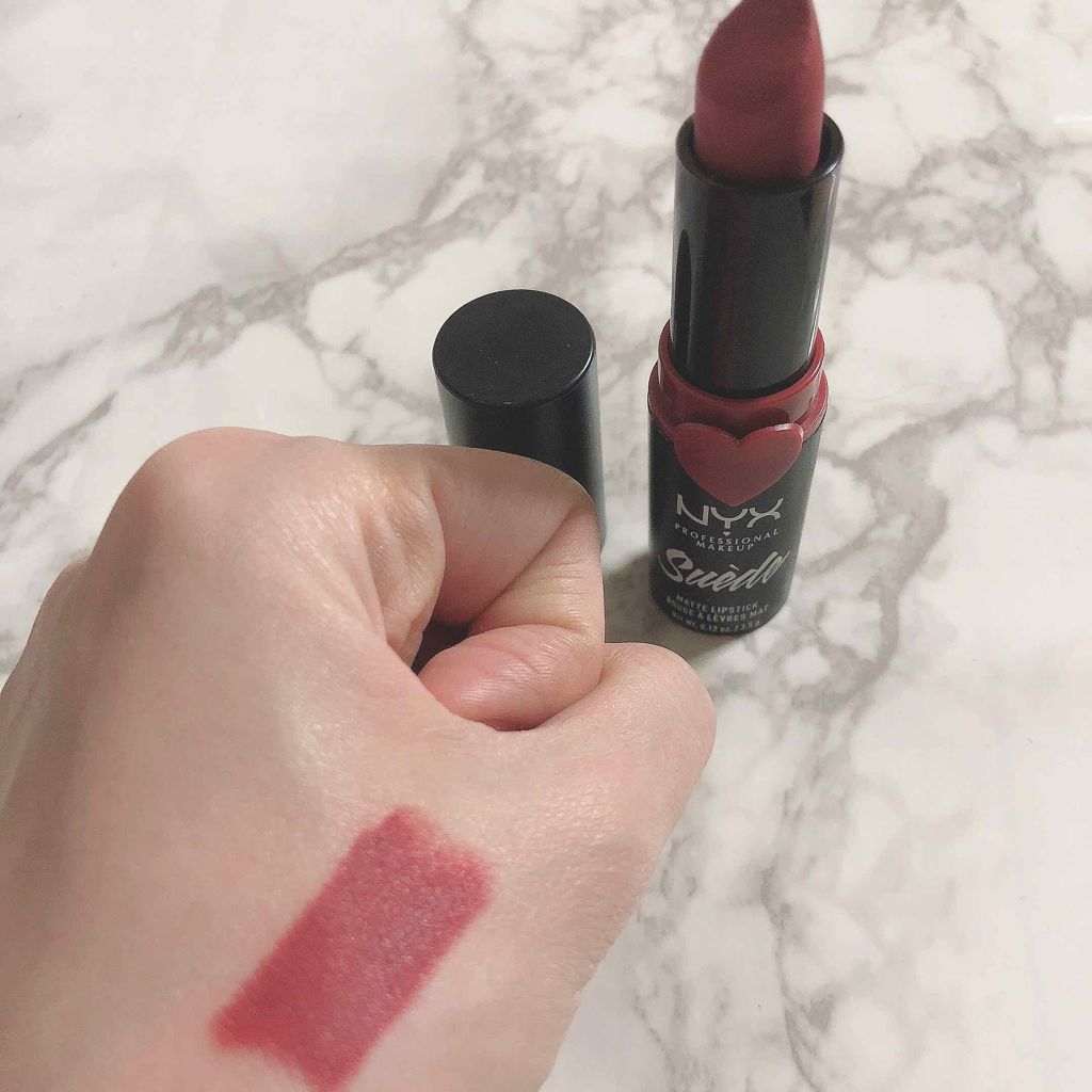 スエードマットリップスティック/NYX Professional Makeup/口紅を使ったクチコミ(3枚目)