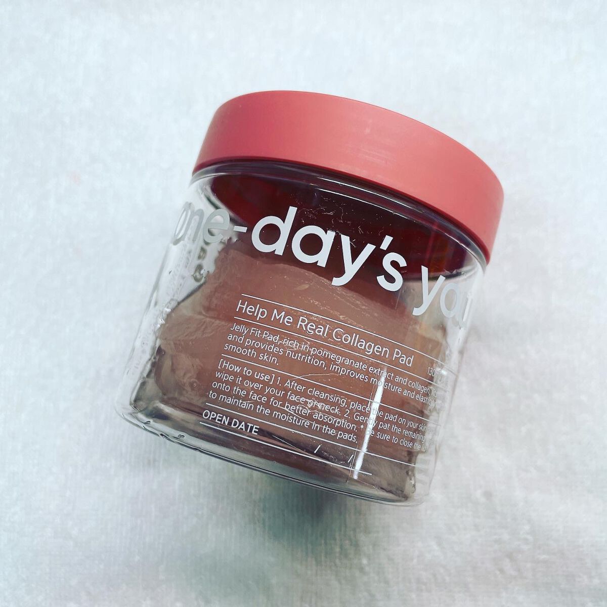 ヘルプミー! リアルコラーゲンパッド/One-day's you/トナーパッドを使ったクチコミ（2枚目）