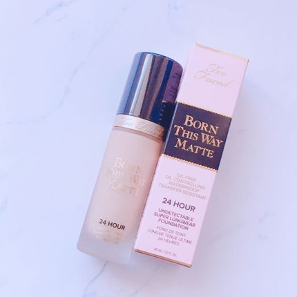 ボーン ディス ウェイ アンディテクタブル 24H マット ファンデーション/Too Faced/リキッドファンデーションを使ったクチコミ(1枚目)