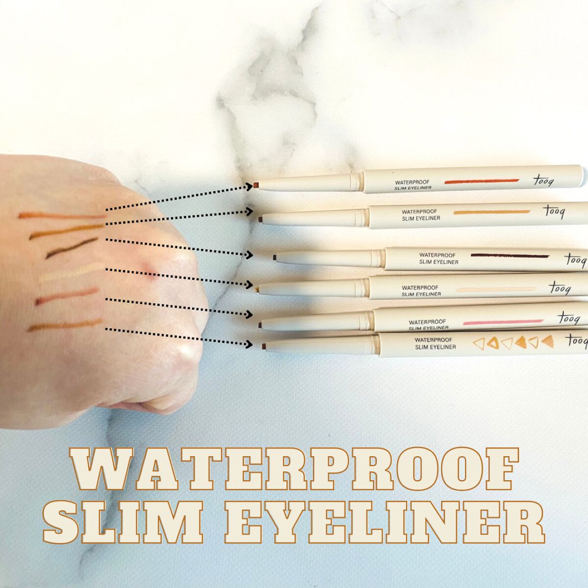 ウォータープルーフ スリム アイライナー/Tooq/ジェルアイライナーを使ったクチコミ(2枚目)