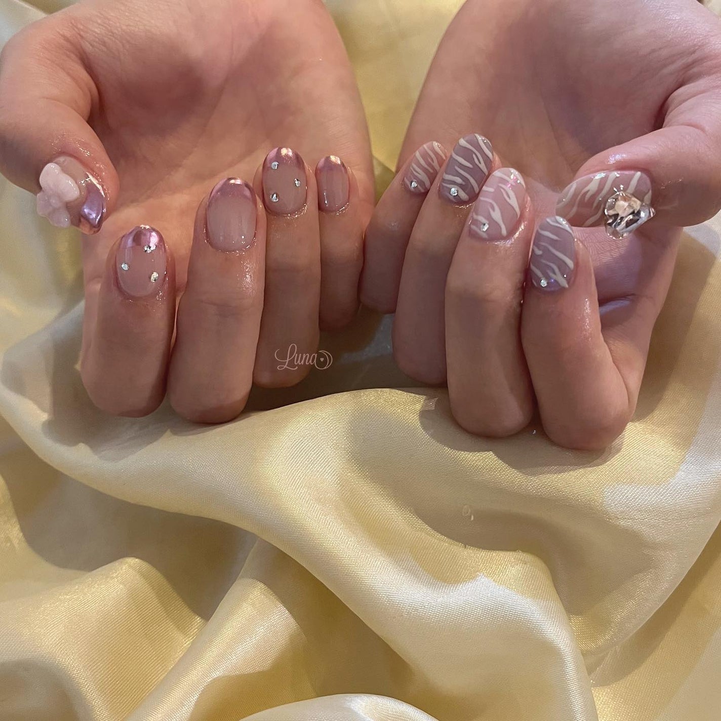 Iuna. Mizuki on LIPS 「.pink💖#nail#nailstagram#gelnail..」(2枚目)