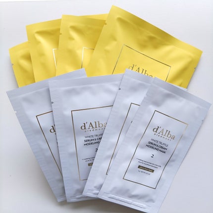 WHITE TRUFFLE SERUM & CREAM MODELING MASK/ダルバ/その他スキンケアを使ったクチコミ(2枚目)