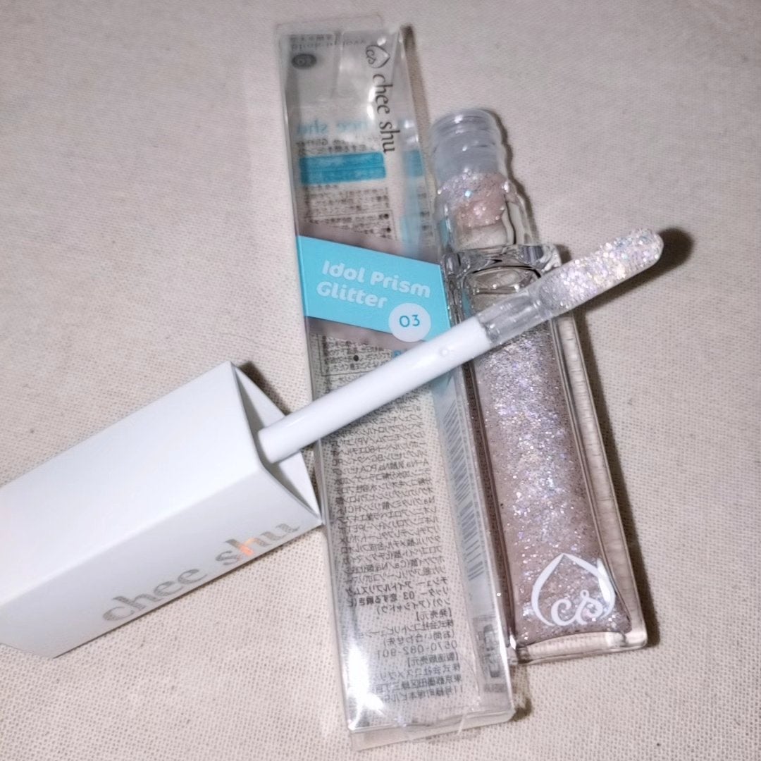 アイドルプリズムグリッター/chee shu/グリッターを使ったクチコミ(3枚目)