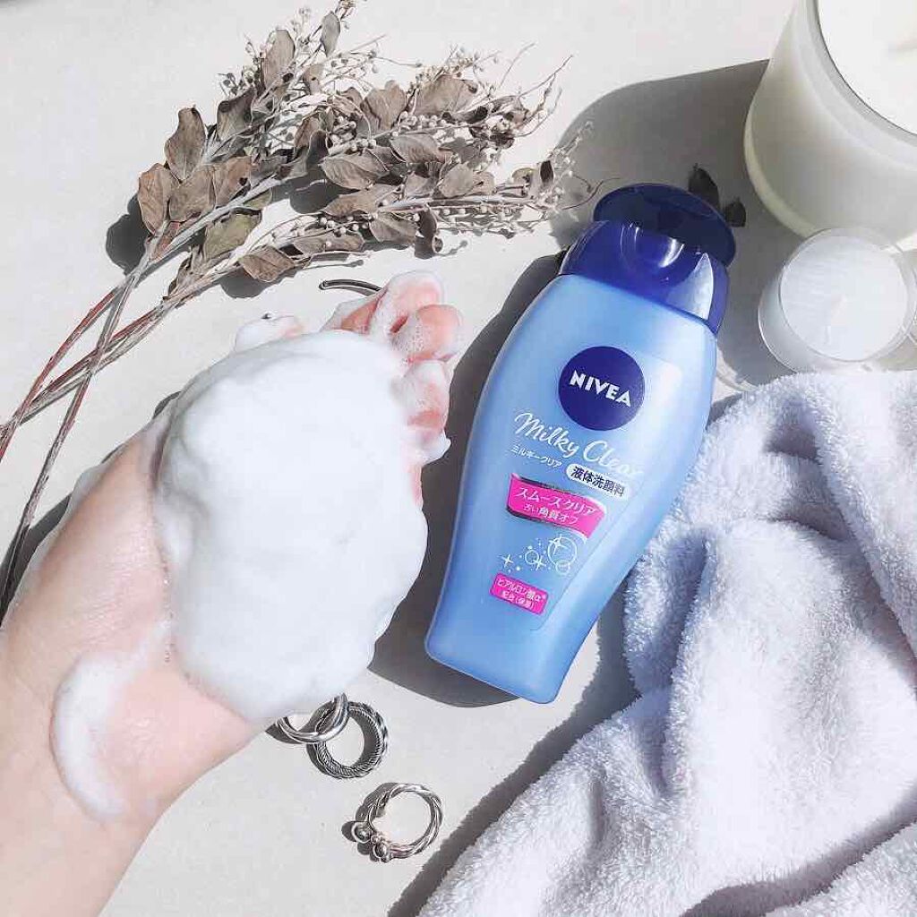 ニベア ミルキークリア洗顔料 スムースクリア/ニベア/洗顔フォームを使ったクチコミ(3枚目)
