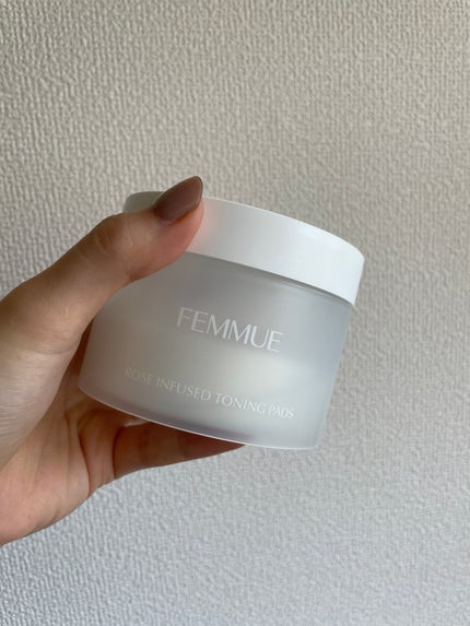 ローズインフューズド トーニングパッド/FEMMUE/拭き取り化粧水を使ったクチコミ(1枚目)