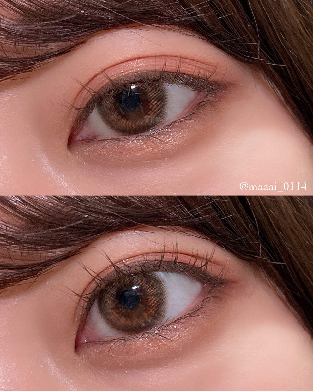 モテコン ガールズワンデー/モテコン/ワンデー(1DAY)カラコンを使ったクチコミ(5枚目)