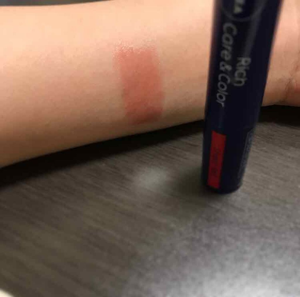 ニベア リッチケア&カラーリップ/ニベア/リップクリームを使ったクチコミ(2枚目)