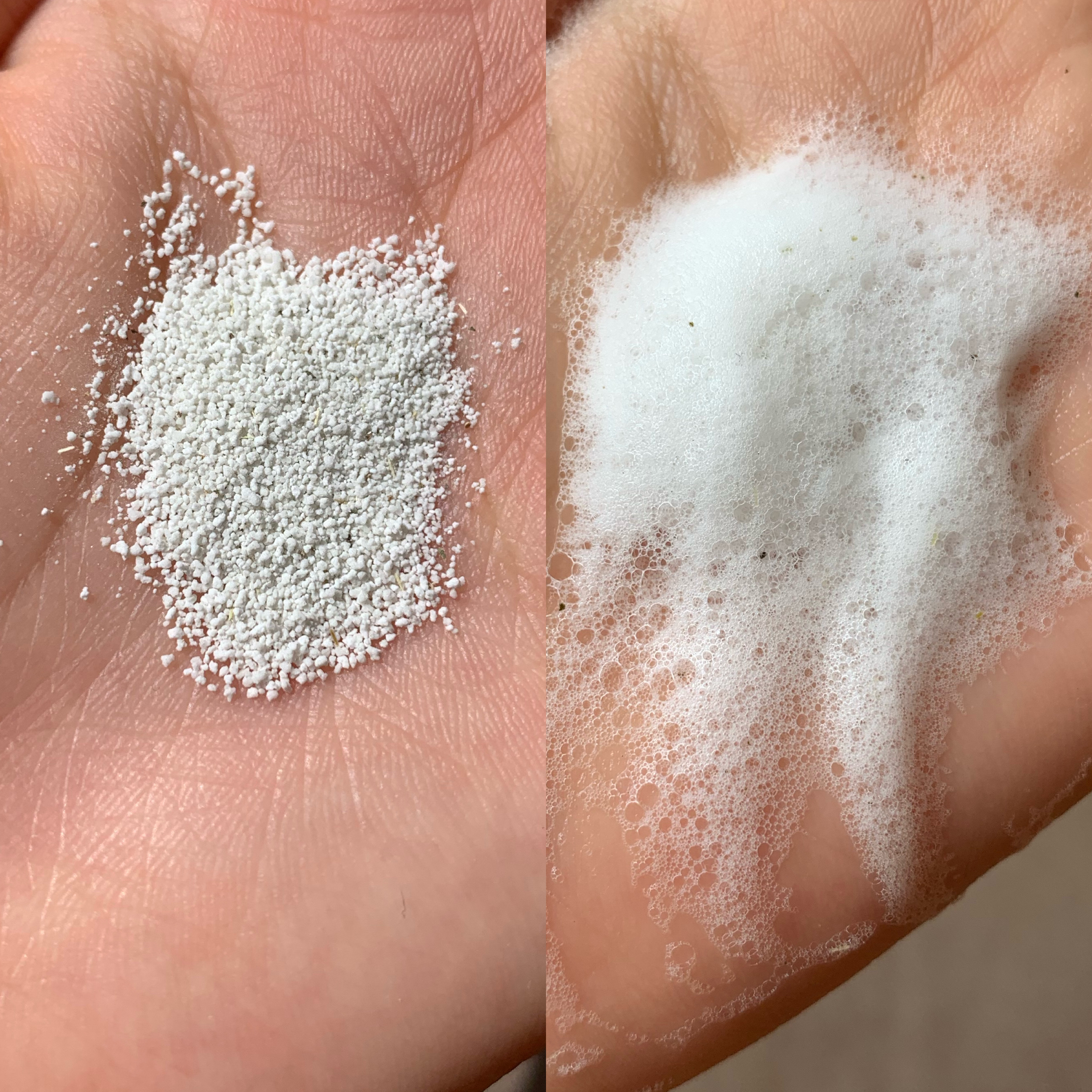 グリーン クレイ酵素クレンザー/SKIN SIGNAL/洗顔パウダーを使ったクチコミ（3枚目）