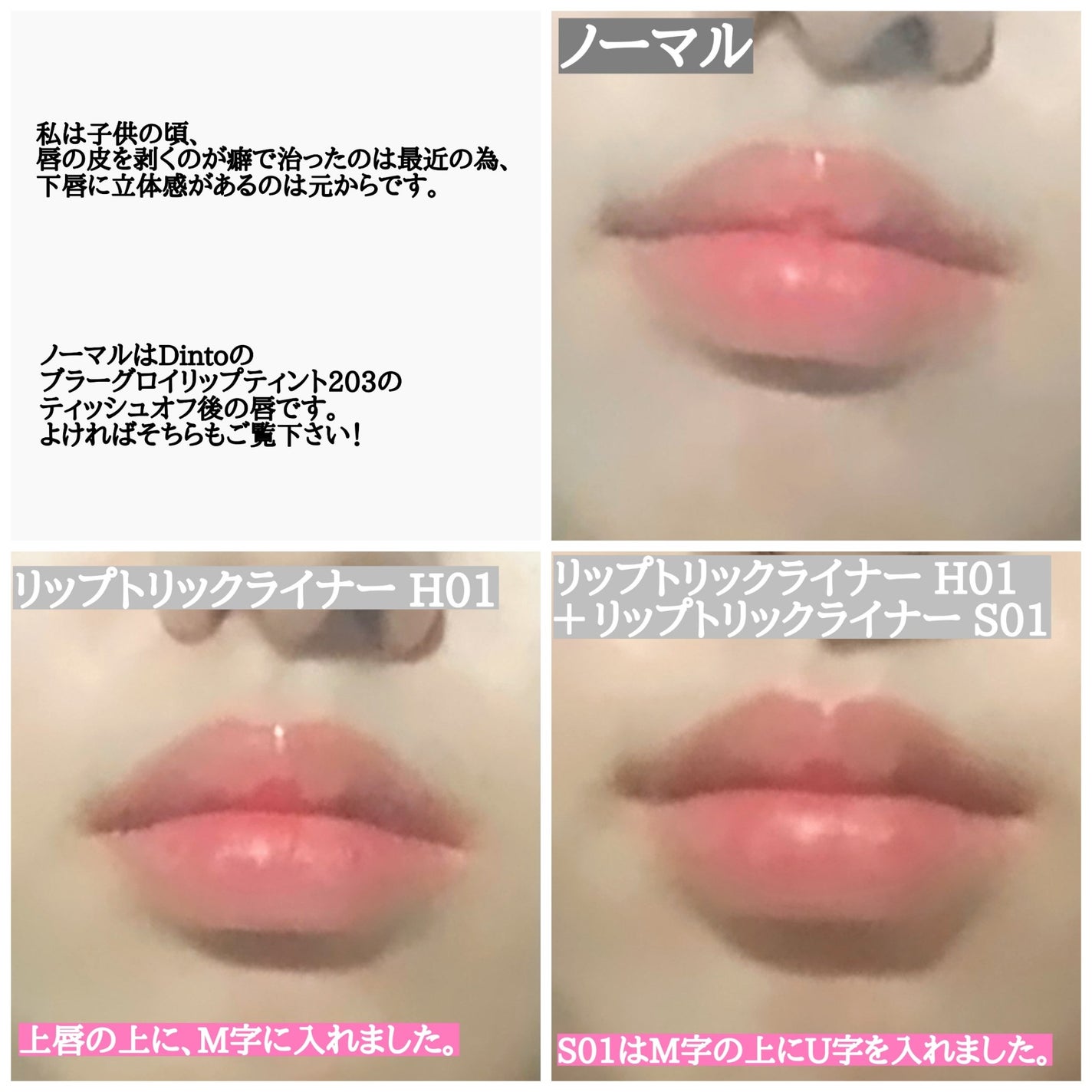 リップトリックライナー/キャンメイク/リップライナーを使ったクチコミ(3枚目)