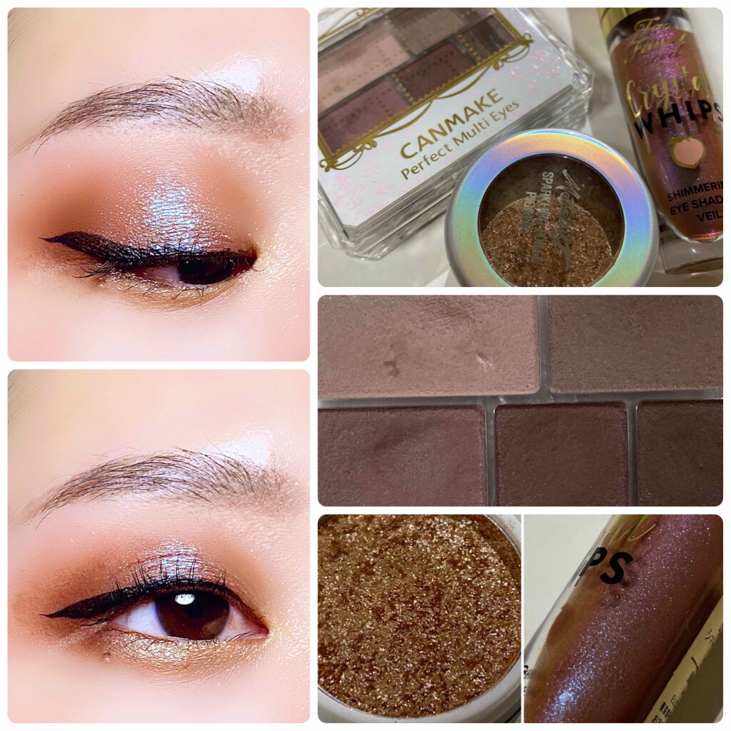 Metallist Sparkling Foiled Pigment 02/touch in SOL /単色アイシャドウを使ったクチコミ（1枚目）